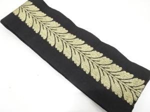 独鈷藤模様織り出し　単半幅帯